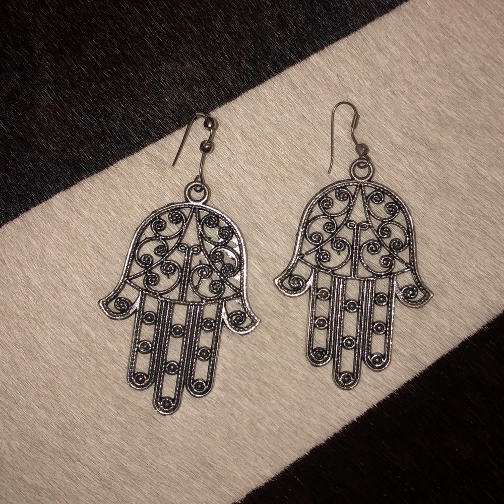 Hamsa earrings